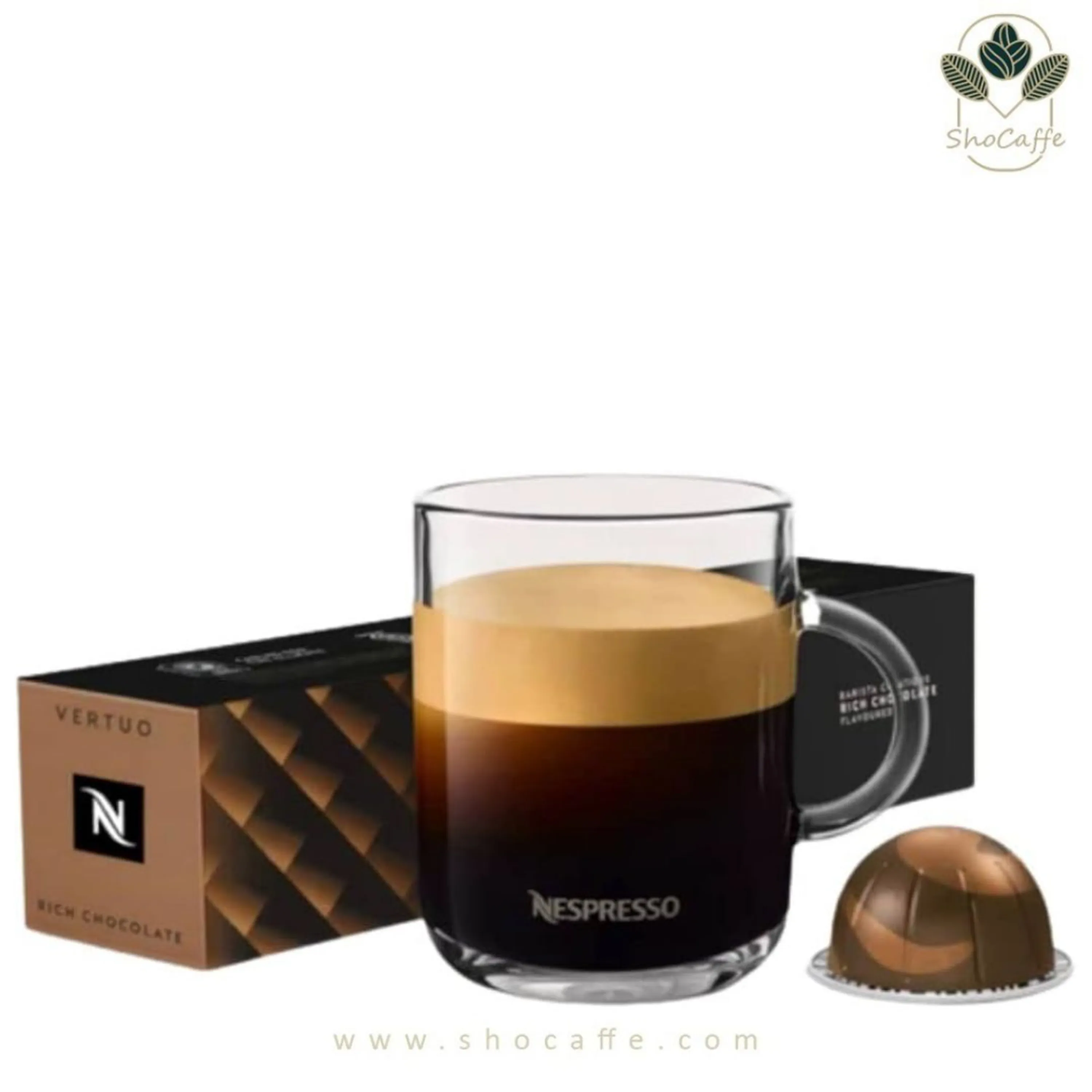 کپسول قهوه نسپرسو ورتو شکلات Mug Rich Chocolate